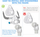 Premium F40 Cushion Full Face Mask Replacement For Sleeping High Quality