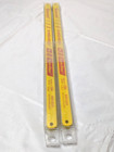 2 Pk Starrett Bi-metal Unique Hss Safe-flex Hacksaw Blades 12 - 24tpi Kbs1224-10