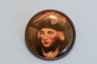 Vintage Pinback Button Britain Admiral Lord Nelson Trafalgar Battle War Napoleon