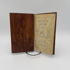 1941 Here s How Wooden Mixed Drink Recpe Book W  C  Whitfield 3 Mountaineers Vtg