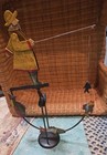 Fisherman Balance Toy Nautical Metal Kinetic 21 5  Tall 13  Long 4  Wide