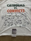 1988 Notre Dame Team Signed Catholics Vs Convicts Shirt Jsa Witnessed 33 Autos