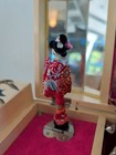 Vintage Japanese Cream Lacquer Hand Painted Music Jewelry Box Mop Works Great 