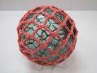 Authentic 4 1 4 Inch Japanese Netted Glass Float Ball Buoy Tiki Hut   f2 5a2425 