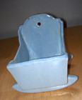 Light Blue Ceramic Baby Cradle Planter