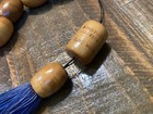 Vintage Tesbih Islamic Large Olive Wood Prayer Beads Hand Made In Greece 
