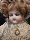 19  Antique French Fashion Doll W  Jumeau Head   Read