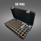 10ml Vial Storage Case     Trt   Hrt Organizer   6   50 Slot   Fits 55mm X 24mm