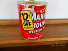 Rare Vintage 1950 s Maxwell House 2 Lb Coffee Tin  San Leandro  Ca  New Sealed 