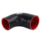 Silicone Hose 2  To 2 5  Inch 90   Degree Reducer  51mm - 63mm Pipe Coupler Black