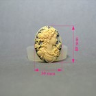 Lady Silicone Mold Cameo Sugarcraft Resin Fimo Polymer Clay Mould Soap Fimo Wax