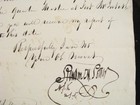 Texas Alamo Siege   Goliad Massacre  History Signed Us Army Supply Letter  1856