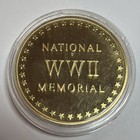 National World War Ii Memorial Washington Dc Wwii Proof Medal Token In Capsule