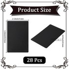 28pcs Poker Size Cut Cards Plastic Casino Bridge Cutting Card Smooth Matte Bl   