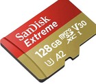 Sandisk 128gb Extreme A2 V30 U3 Microsdxc Memory Card Sdsqxa1-128g
