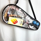Ektelon Power Fan Revenge Racketball Starter Kit Racket Balls Goggles Open Case