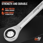 24pc Ratcheting Wrench Set Metric Sae 72-tooth Combination Spanner Set W  Case