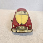 Vintage Courtland Tin Litho Wind-up Car Modern Bakery Truck Toy
