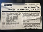 Marson Model 200-gk Heavy Duty Riveting Tool Kit