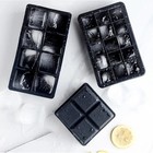 Silicone Big Ice Cubed Maker Large Cube Square Tray Molds Whiskey Ball Cocktails