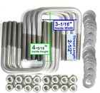  8  Boat Trailer U Bolt Stainless Steel Ss Ubolt 1 2  D X 3 1 16  W X 4 5 16  L