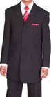 Men s Long Coat Jacket  7- Button Zoot Suit Come With Pants  Black 904p