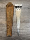 Vtg Knapp Hunting Kit Bone Saw W  Sheath Made In Usa Aluminum Handle