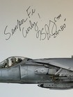 Sam Johnson Signed F-117a Stealth Print - Inscribed To Lockheed Program Manager