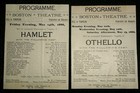 Edwin Booth Tommaso Salvini Othello Hamlet 1886 Boston Part Progs   Cover Litho