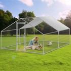 Poruace 13 X 9 8 X 6 4ft Outdoor Pet Dog Run House Kennel Cage Enclosure Playpen