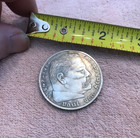 1938 German Hindenburg Large Version 5 Reichsmark Wwii Commemorative Coin