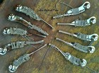 Lot Of 10 Pcs 5  Brass Bosun s Whistle W Chain Bosun Call Pipe Chrome Finish