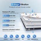 Waterdrop Whf21-pg 5 Micron Whole House Water Filtration System  With 10  X 4 5 