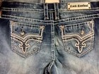 Rock Revival Bling Easy Relaxed Fit Boot  betty jeans Sizes 27 28 29 30 New  169