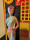 Vintage Extremely Rare Venus Punch Board Metal Figurine Pin Up Girls Gambling