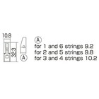 New Replacement Saddles Set For Gotoh Ge1996t Tremolo Bridge - Black