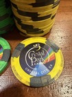 80 Paulson Top Hat And Cane Real Clay Chips - Crystal Park Casino  5  2  1  25