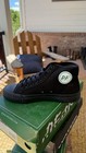 Pf Flyers Unisex Adults Black Canvas Mid Top Lace Up Athletic Sneakers Nib
