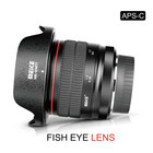 Meike 8mm F3 5 Aps-c Ultra Wide Angle Fisheye Mf Camera Lens  canon Ef-mount 