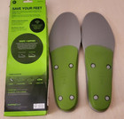 Superfeet Green Insoles Orthotic Arch Support Size F Men s 11-13 Womens 12 5  Us