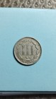 1867 Three Cent Nickel 3cn Choice Au Lightly Cleaned                        V772