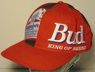 Old Vintage 1990s 1994 Budweiser Beer Bud King Of Beers Snapback Trucker Hat Cap