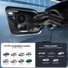Level2 Electric Vehicle Charger 50a 240v With Nema 14-50   Tesla Adapter j1772
