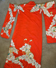 Vintage Authentic Japanese Uchikake Wedding Kimono Red Embroidery Beautiful