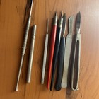 Vintage Lot Of 8 Surgical Implements Scalpel Tiemann 