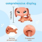 1pcs Mini Pet Shop Lps Figure Toy Dachshund  2046 Collect Kid Gift Delicate Rare