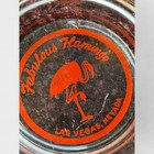 Vintage Fabulous Flamingo Hotel Casino Glass Ashtray Las Vegas Nevada 4 25   