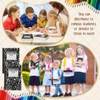 Fainne 100 Pcs A5 Composition Notebook Bulk College Ruled  Black
