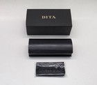Genuine Dita Eyeglasses Black Hard soft Leather Case Brand New