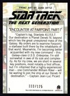 Star Trek Tng Portfolio Prints S1 Gold Autograph Parallel Base Card 01  111 125